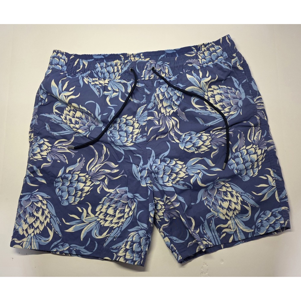 Brooks‎ Brothers Red Fleece Mens Size M Pineapple Swim Trunk